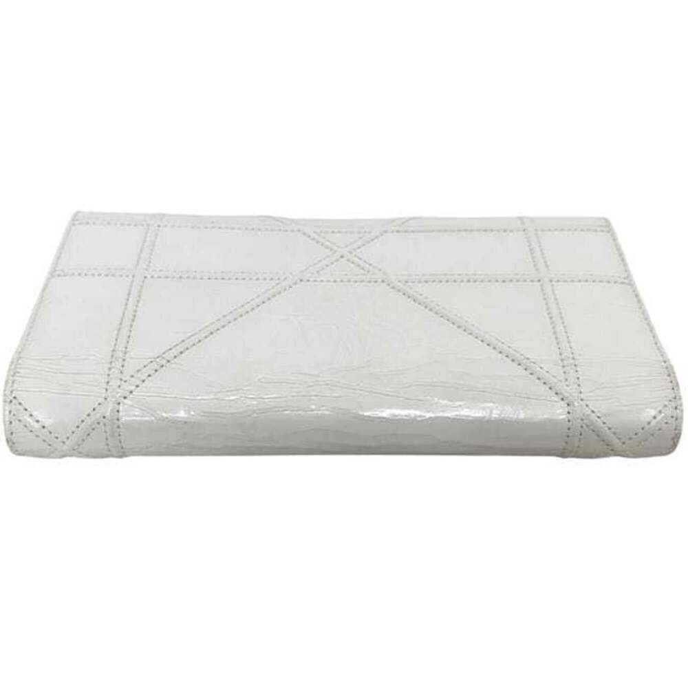 CHRISTIAN DIOR White Leather Shoulder Bag - Picture 10 of 11